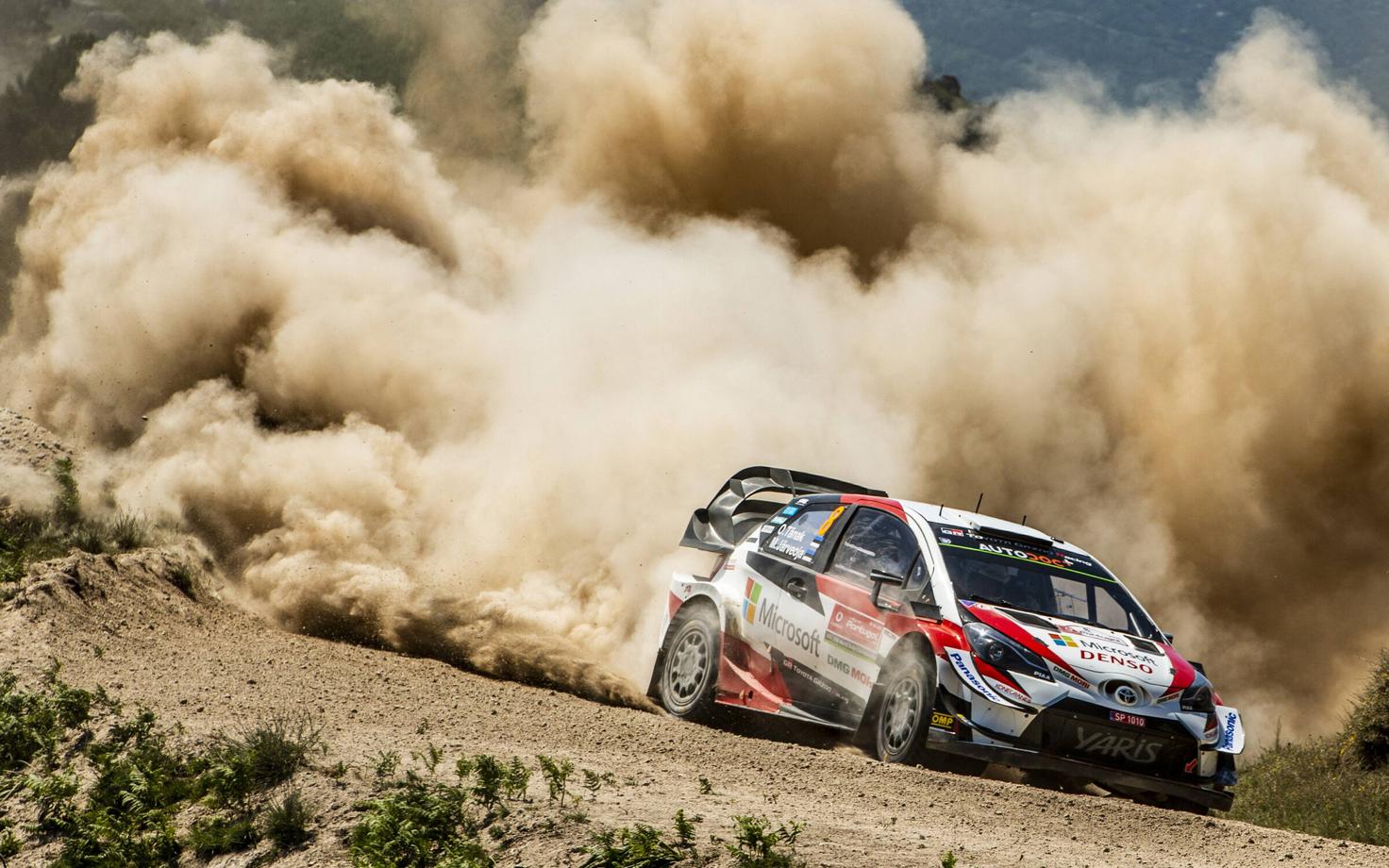 Ott Tänak ja Martin Järveoja mullusel Portugali rallil