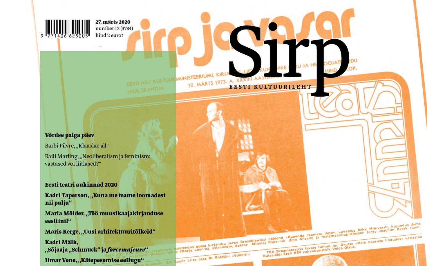 Sirp 27. märtsil 2020.