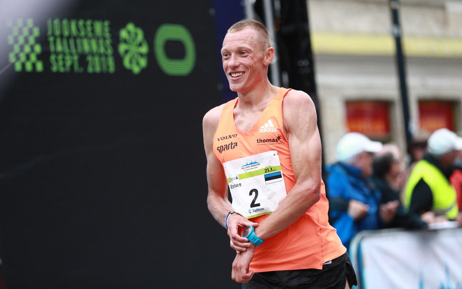Roman Fosti 2019. aasta Tallinna maratonil.