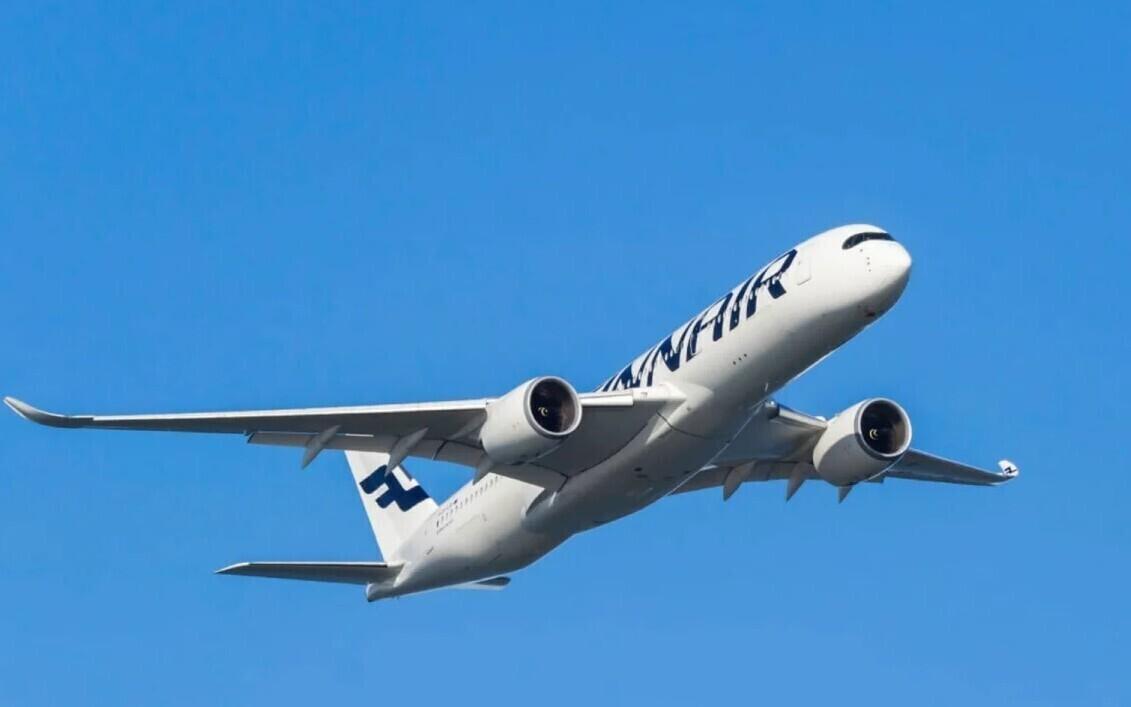 Самолет Finnair.