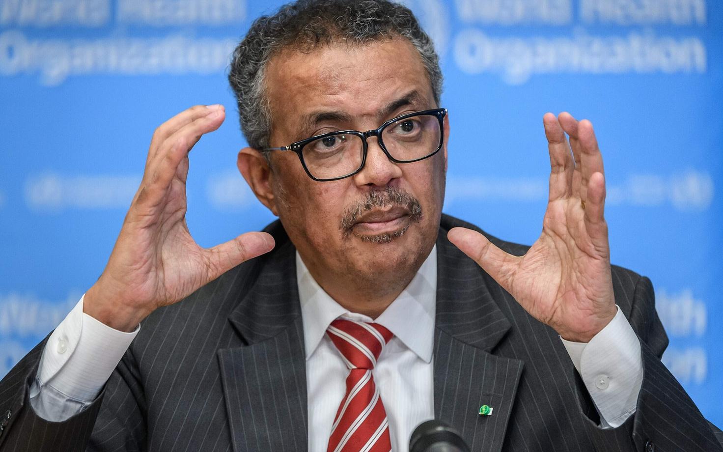WHO peadirektor Tedros Adhanom Ghebreyesus.