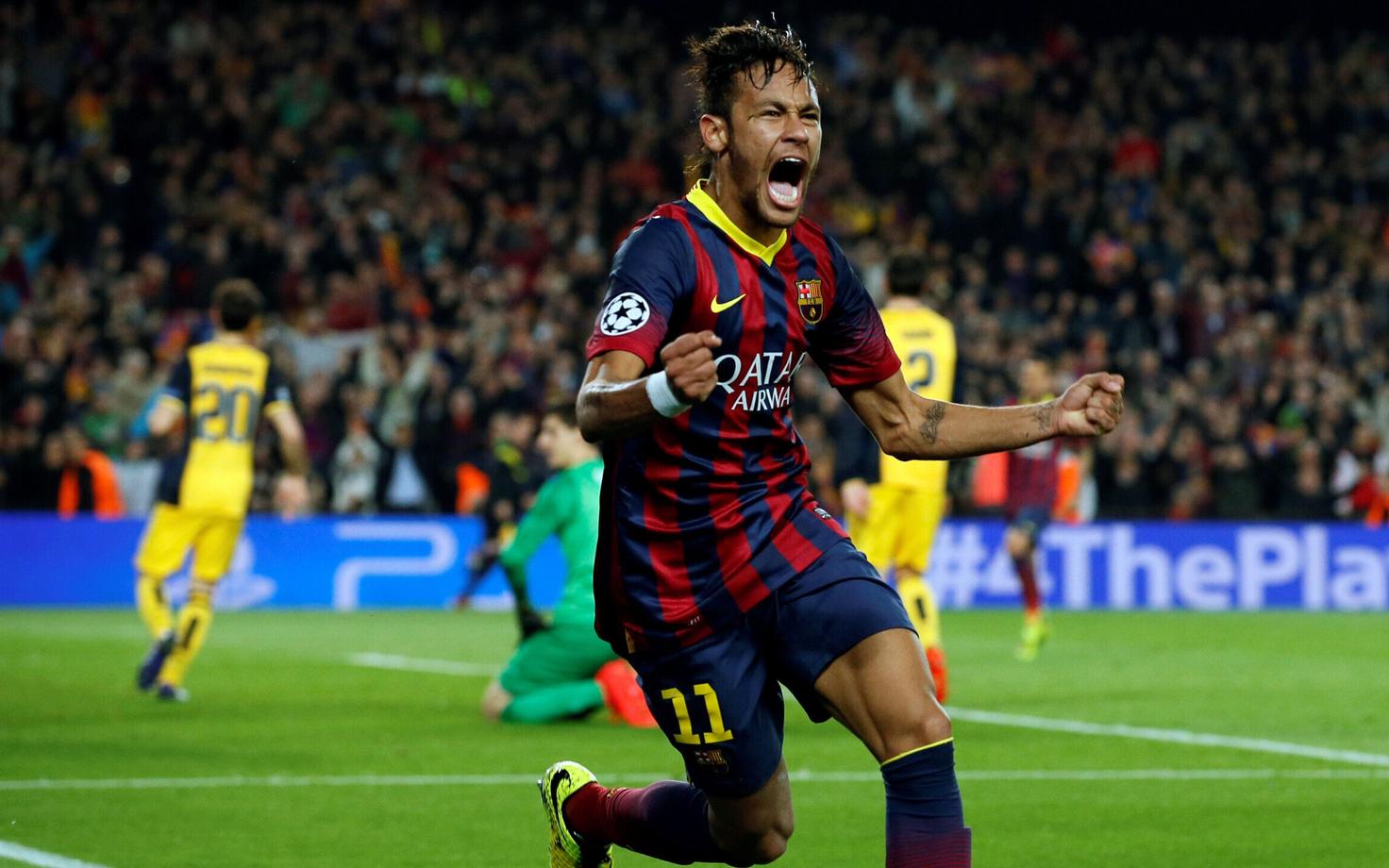 Neymar 2014. aastal Barcelonat esindamas
