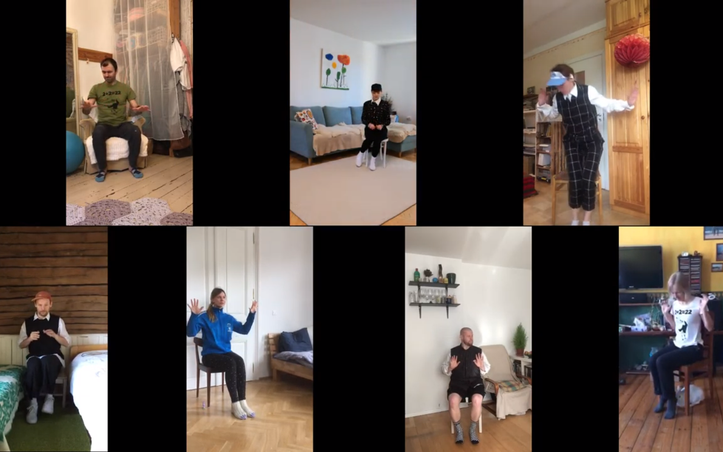 ZUGA tantsijad näitavad, kuidas 2+2 reeglist kinni pidada.