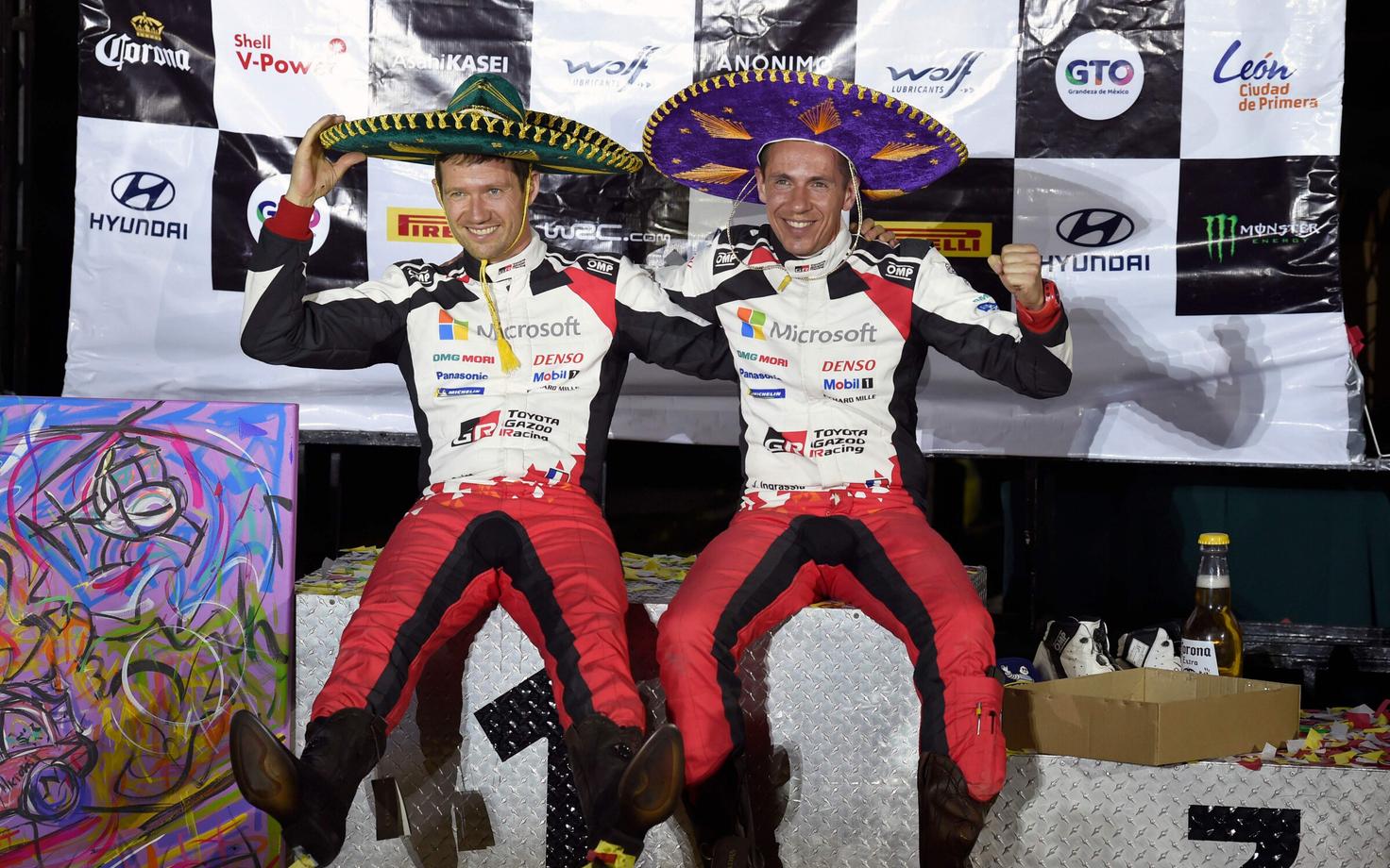 Sebastien Ogier ja Julien Ingrassia Mehhiko rallil