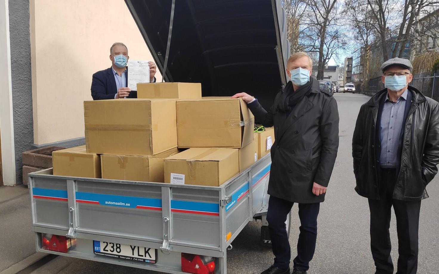 80,000 masks arriving from Taiwan.