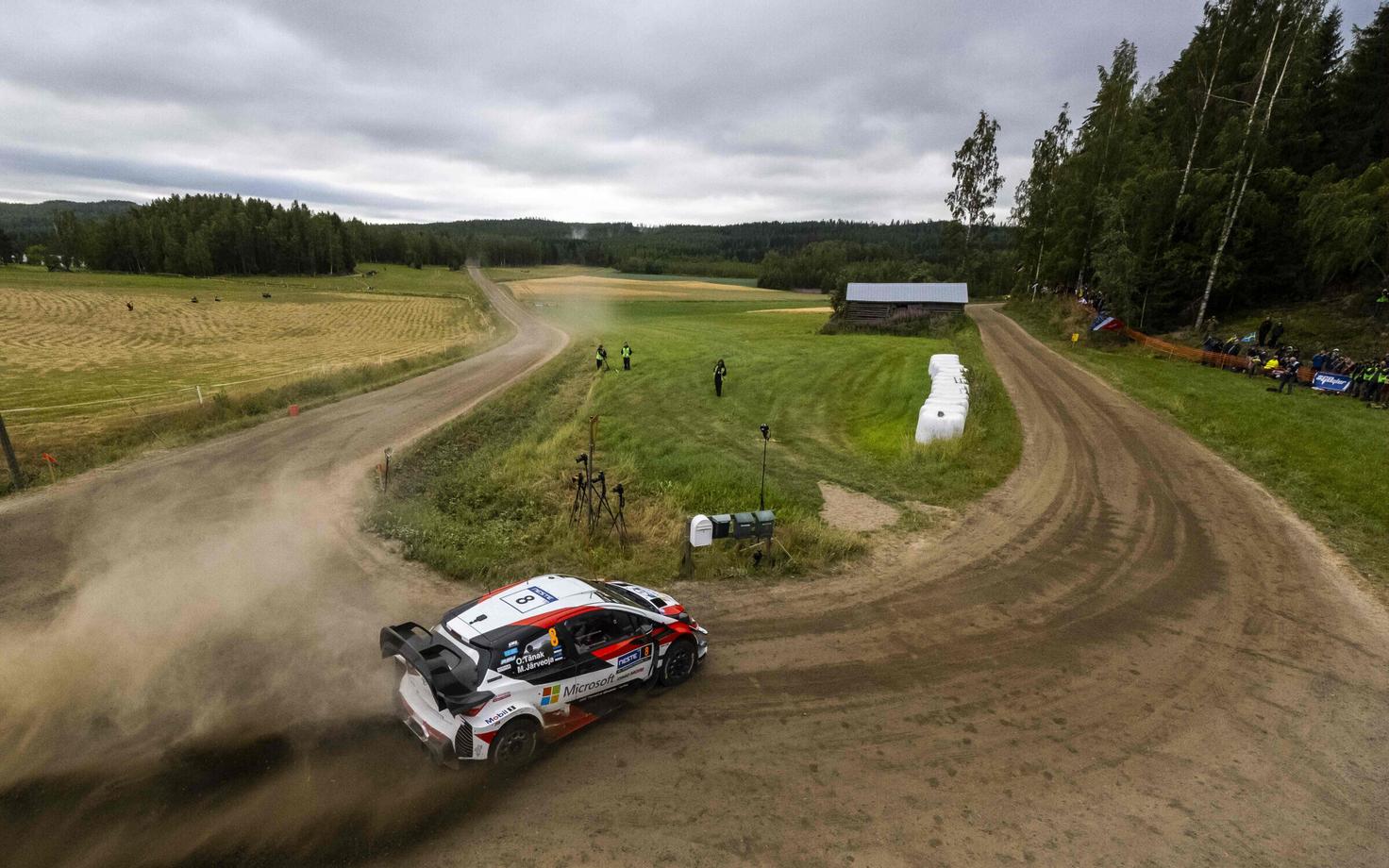 Ott Tänak - Martin Järveoja mullu Soome rallil