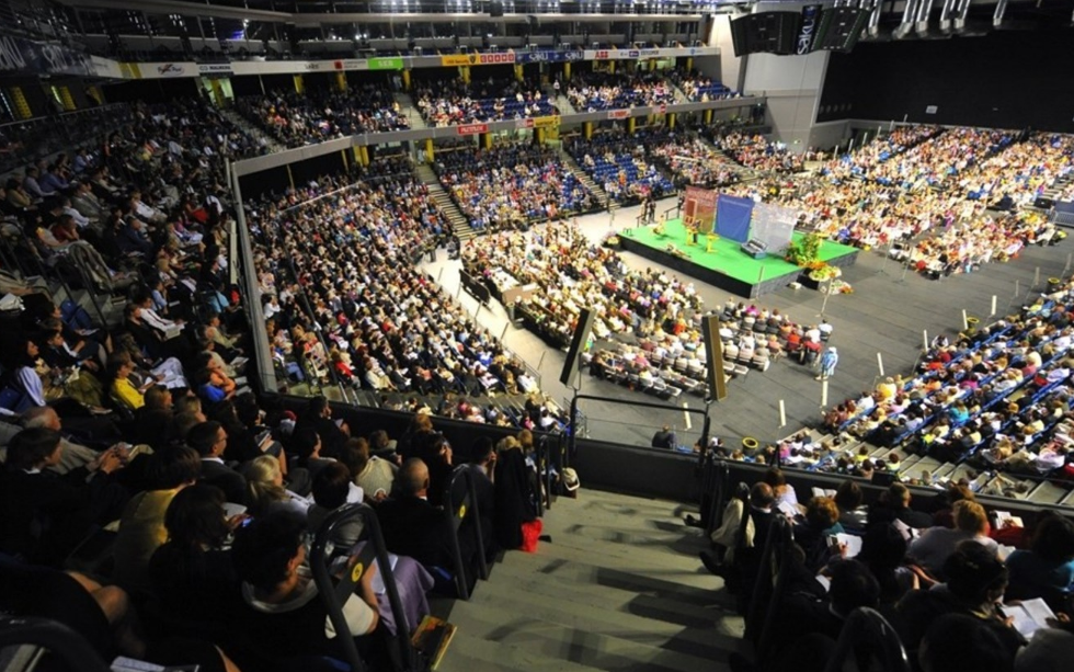 Mass Jehovah's Witnesses gathering (picture is illustrative).