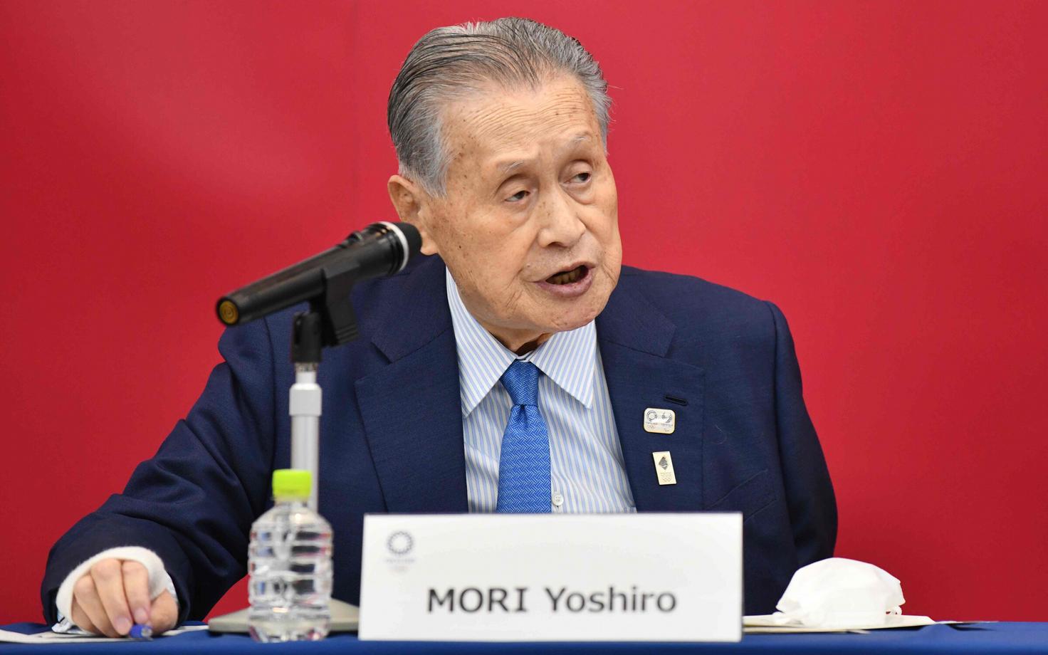 Tokyo olümpiamängude korralduskomitee juht Yoshiro Mori .