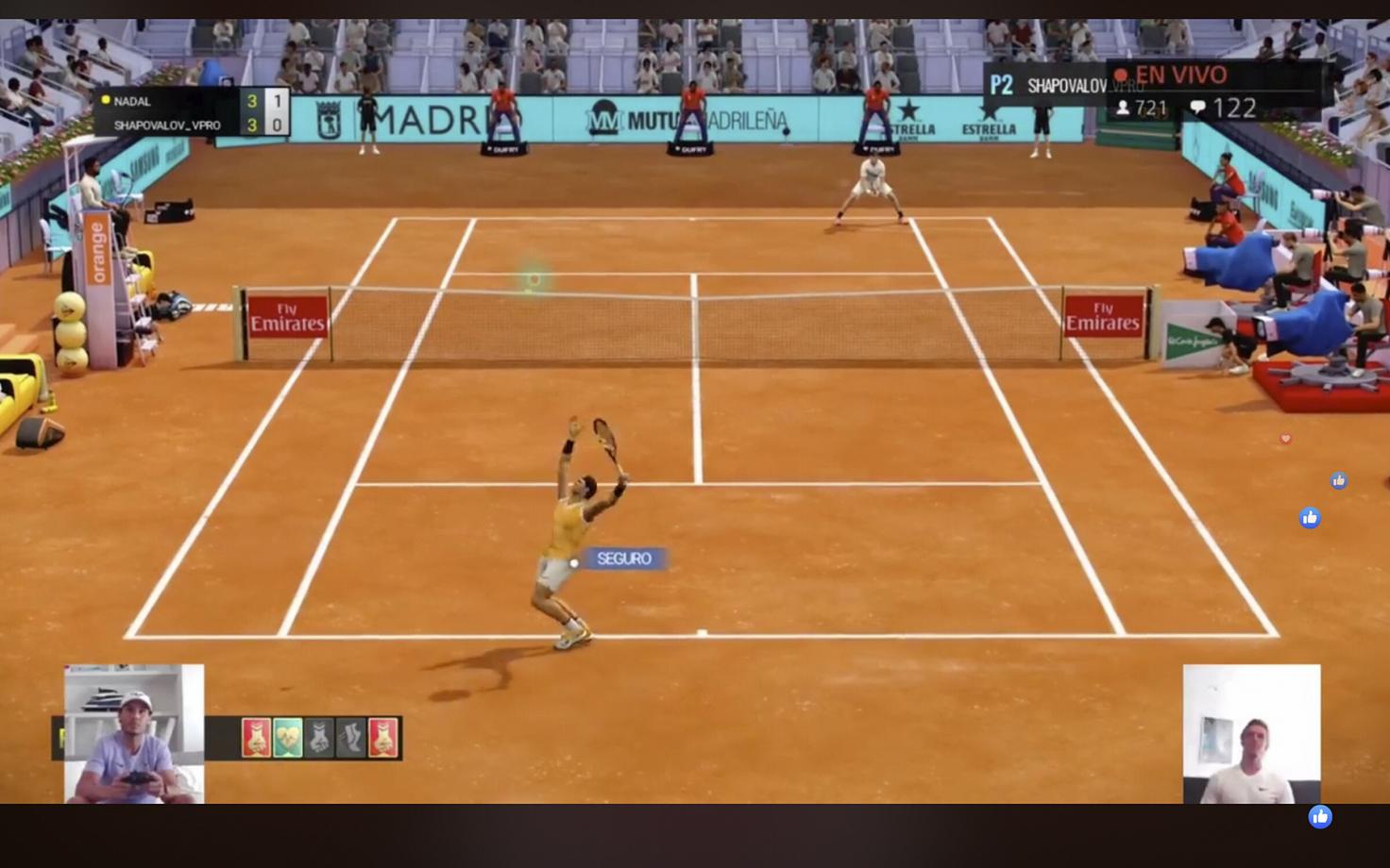 Andy Murray alistas virtuaalsel tenniseturniiril Rafael Nadali