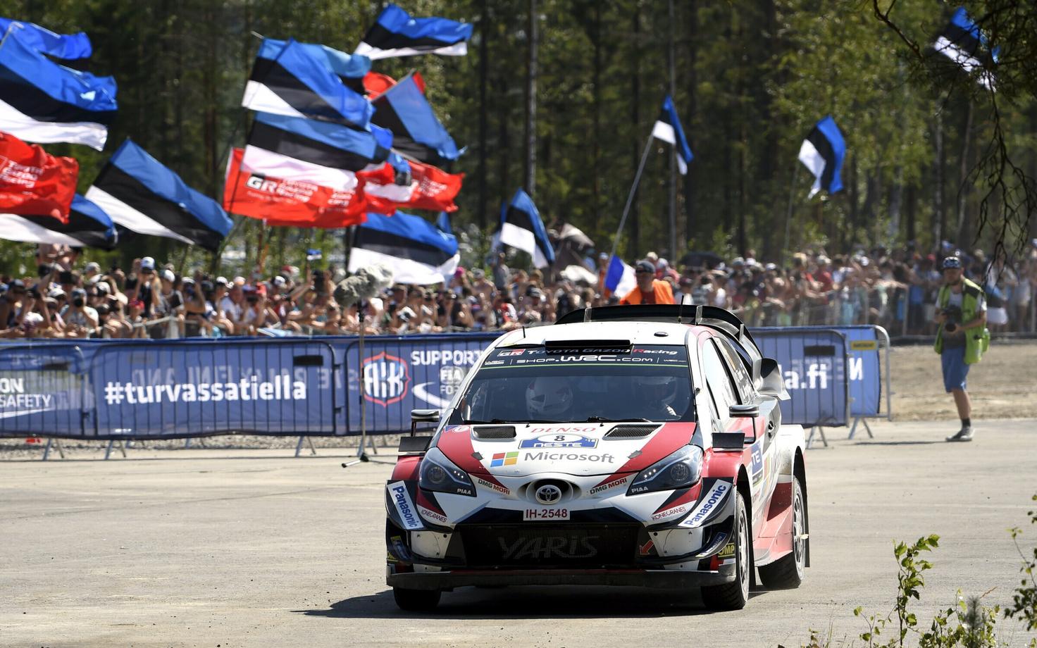 Ott Tänak ja Martin Järveoja mullusel Soome rallil