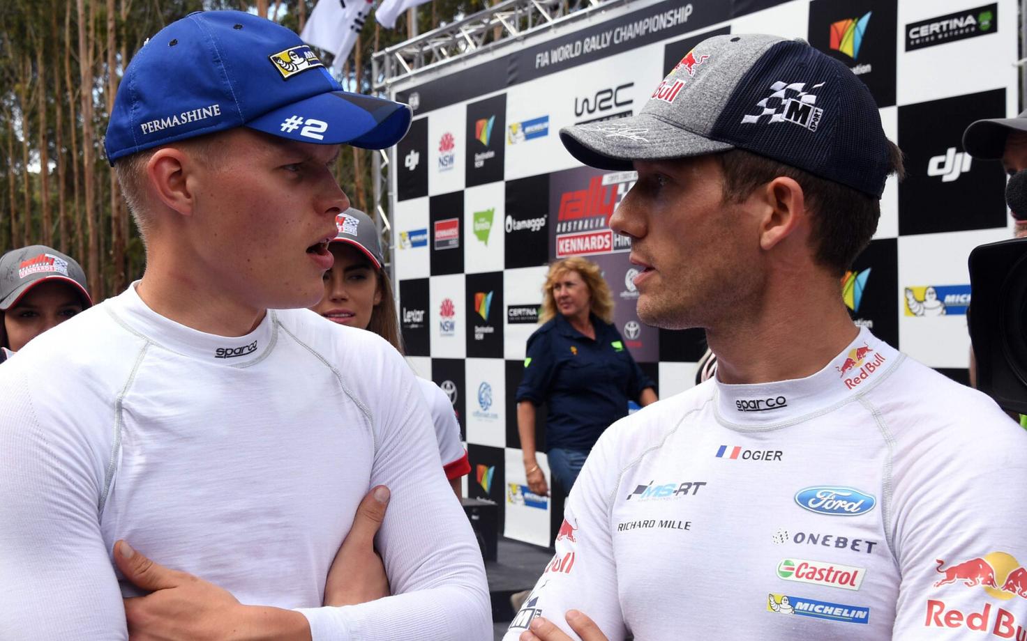 Ott Tänak ja Sebastien Ogier