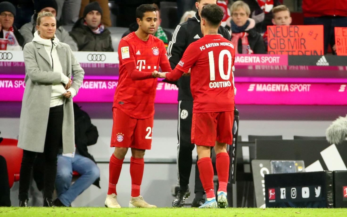 Sarpreet Singh ja Philippe Coutinho (Müncheni Bayern)