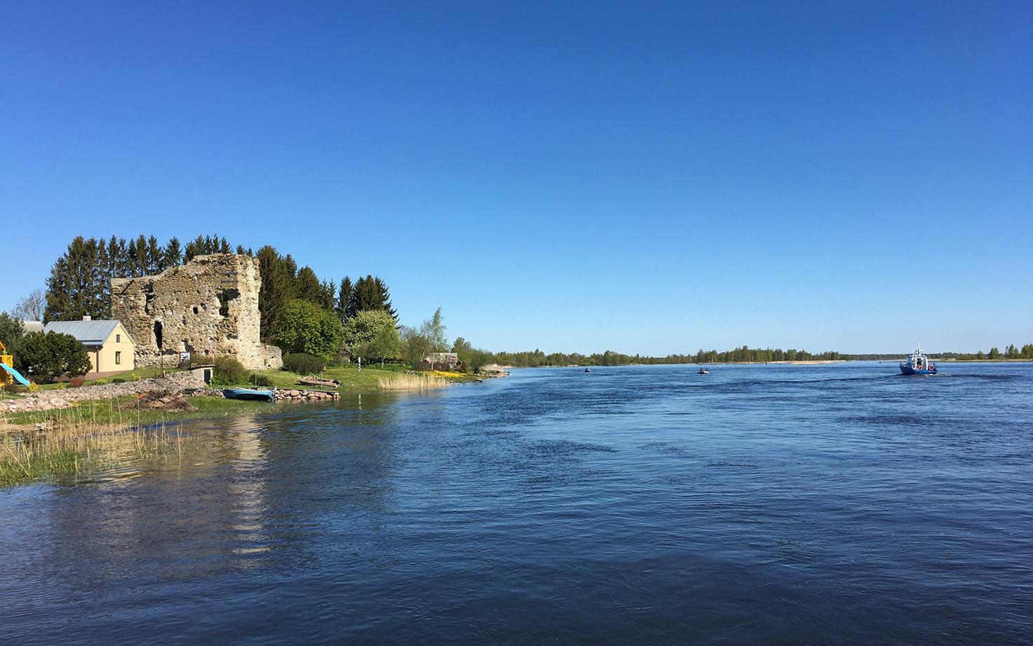 Река Нарва.