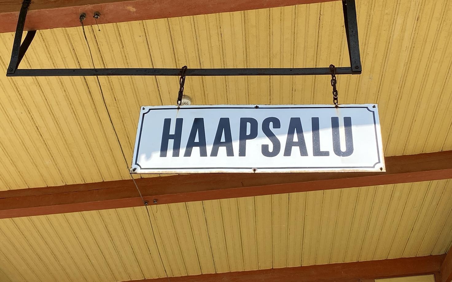 Железнодорожная станция Хаапсалу.
