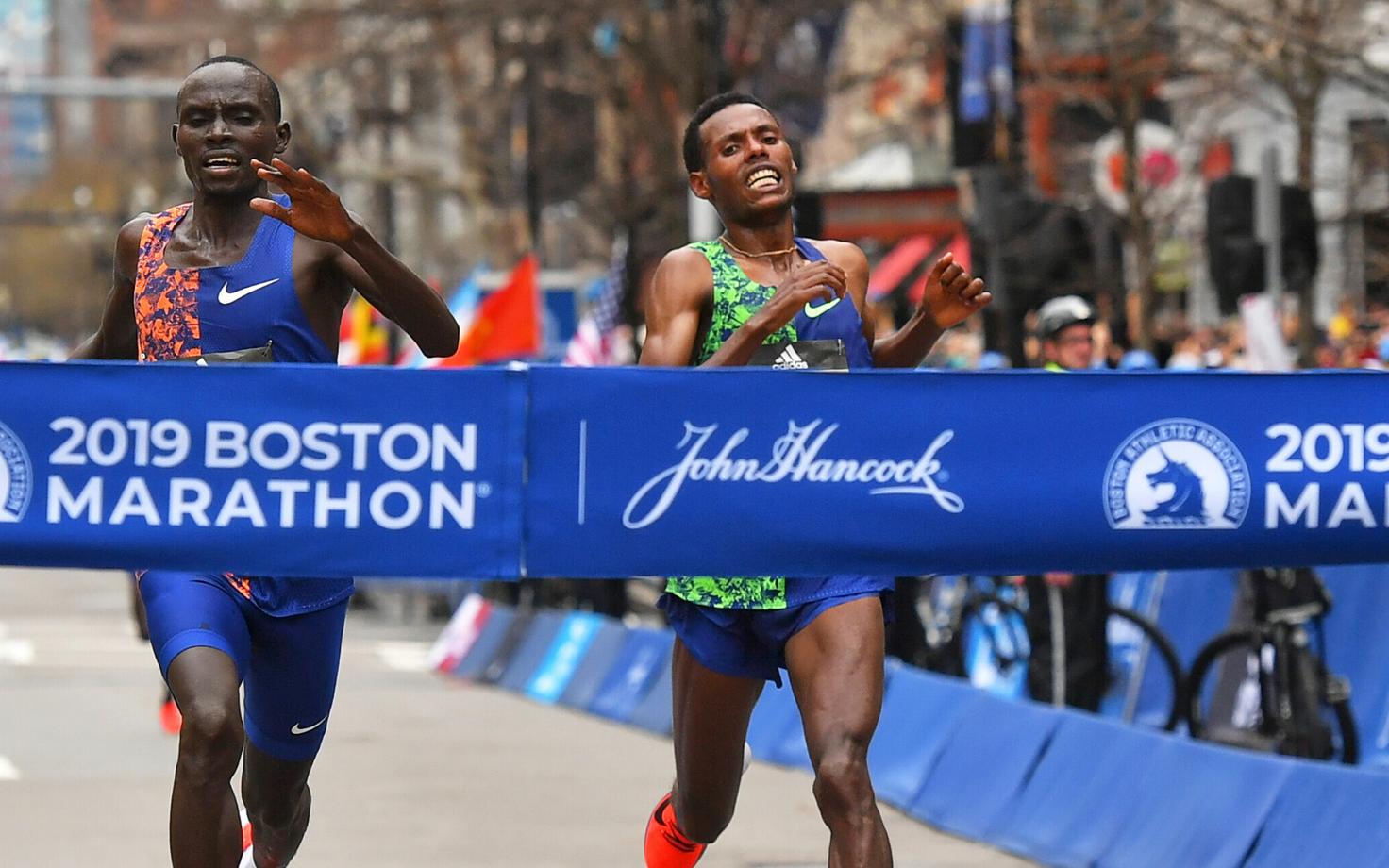 Mulluse Bostoni maratoni finiš