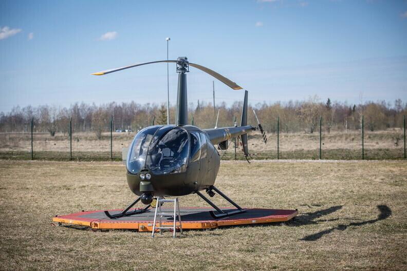 A temporary helicopter support base has been established at Tapa Army Base. May 15, 2017.