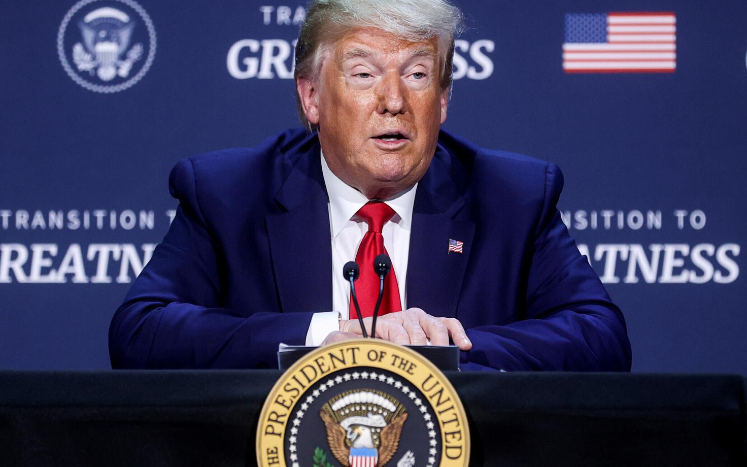 USA president Donald Trump.