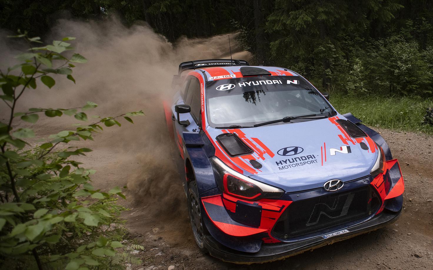 Ott Tänak Soomes testimisel.