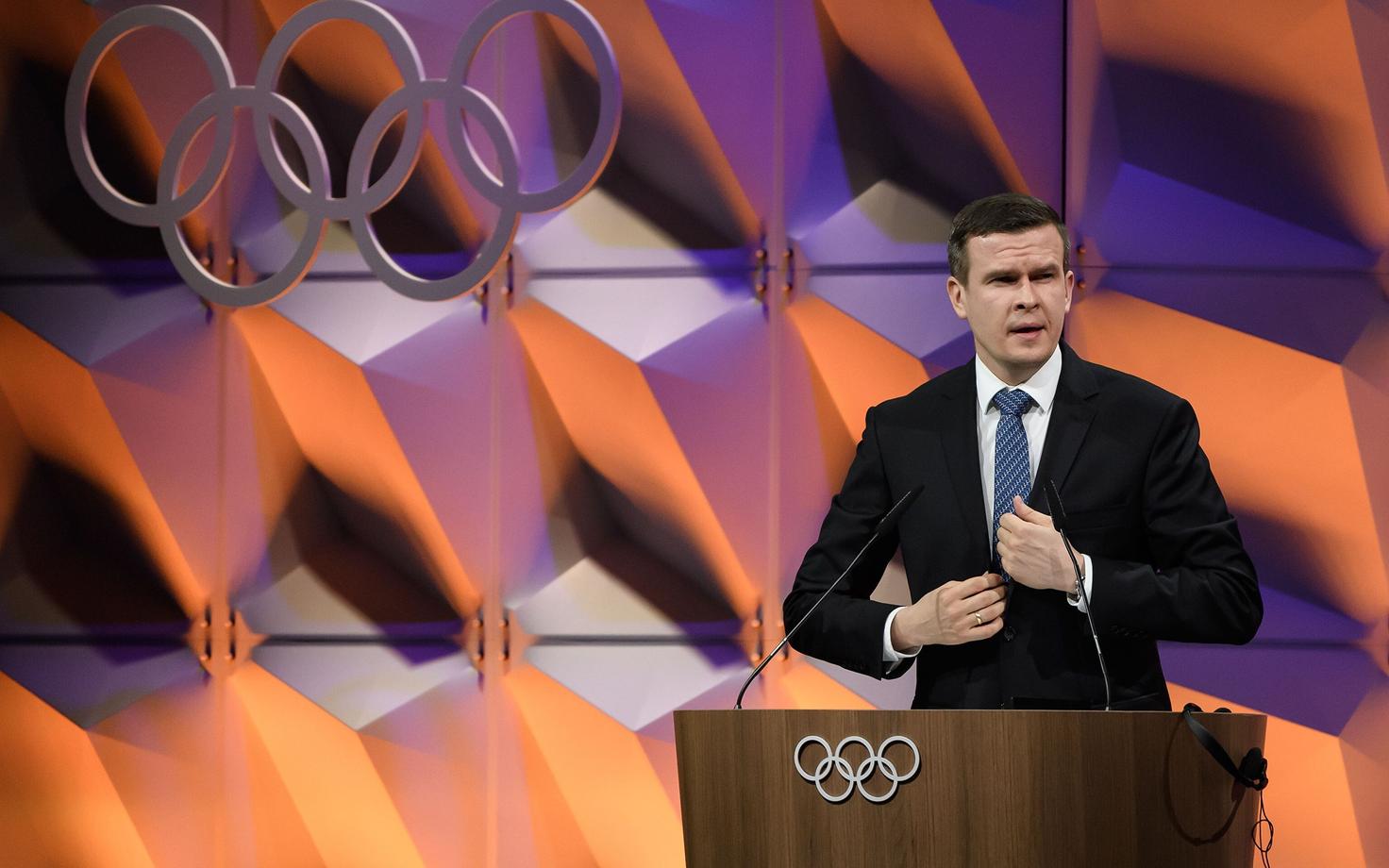 Maailma Antidopingu president Witold Banka