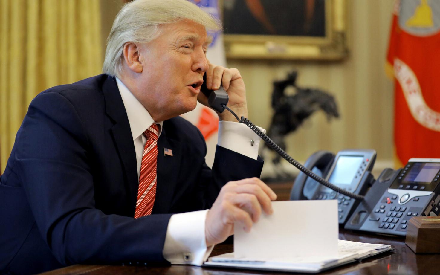 USA president Donald Trump.