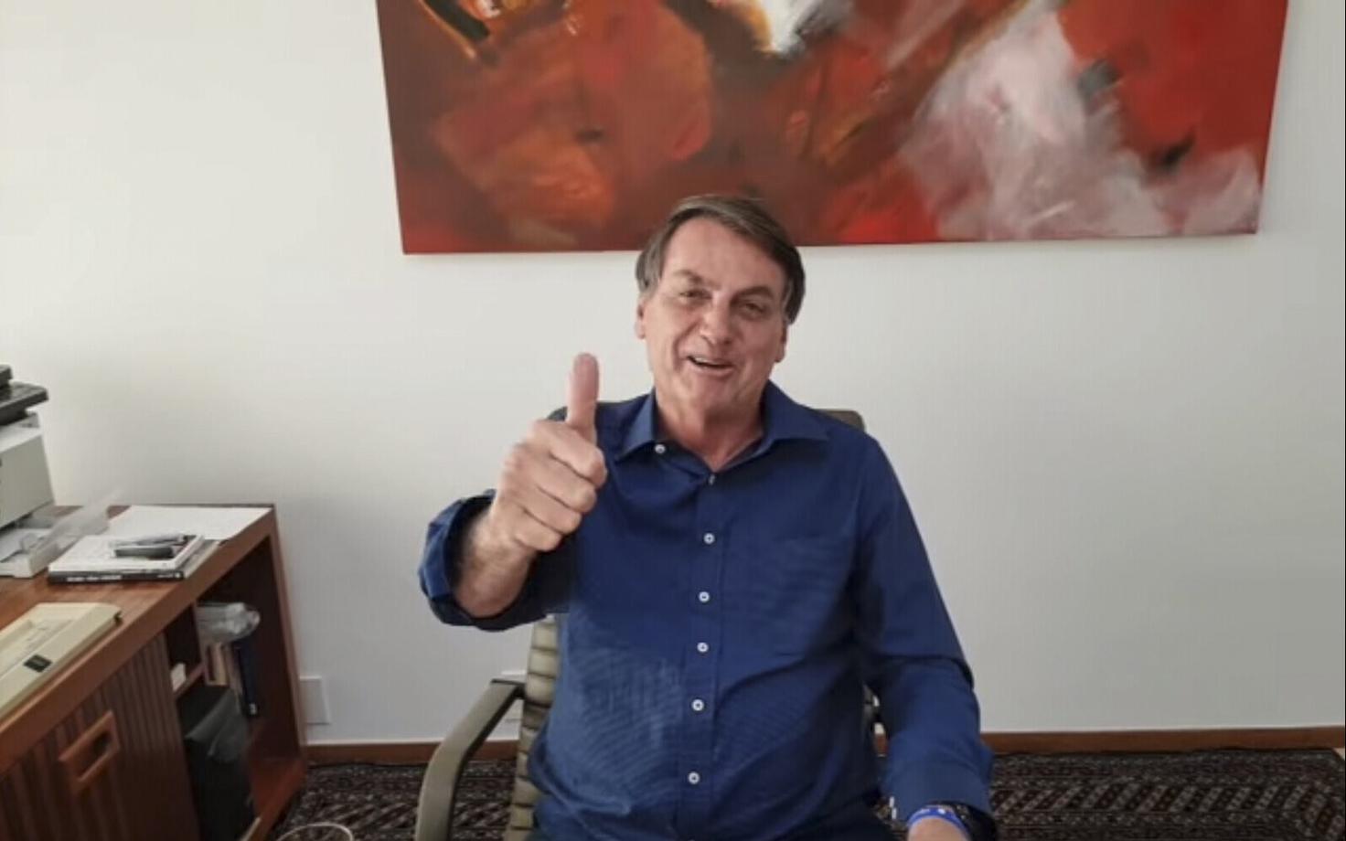 Jair Bolsonaro teatamas, et temaga on kõik korras.
