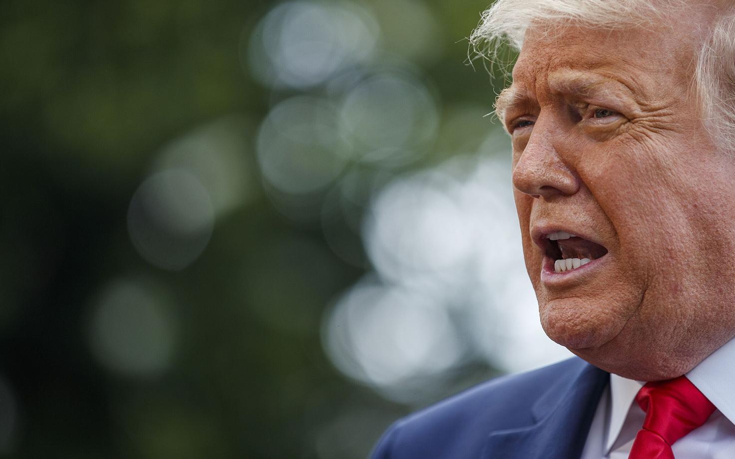 Trump Washingtonis pressikonverentsil.