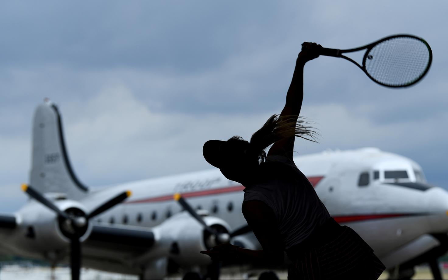 Elina Svitolina angaaris peetud finaalmängus.