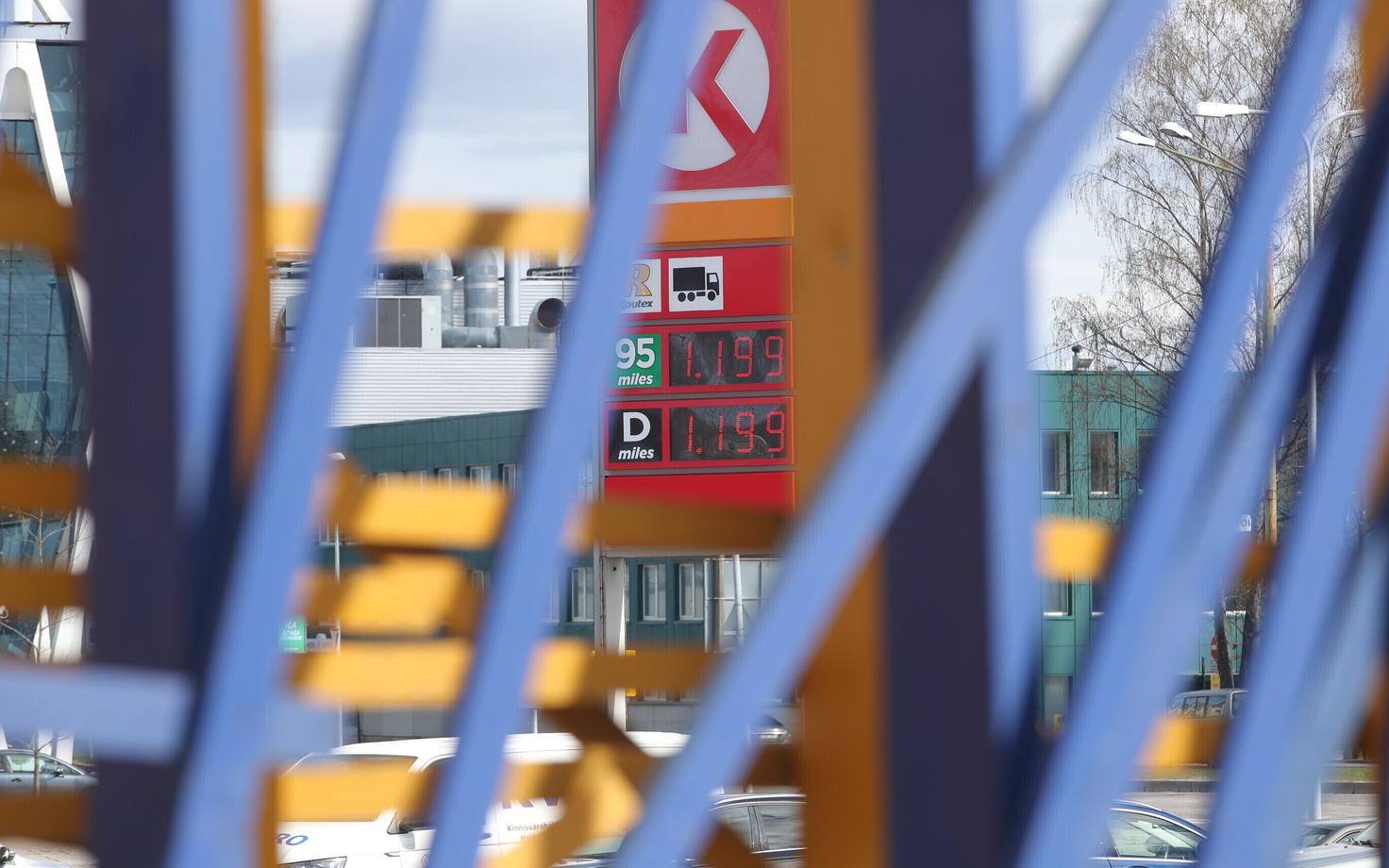 Kütusehinnad Tallinnas 24. aprillil