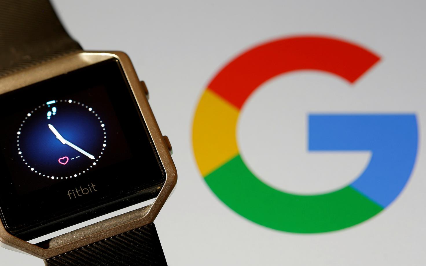 Google ja Fitbiti nutikell.