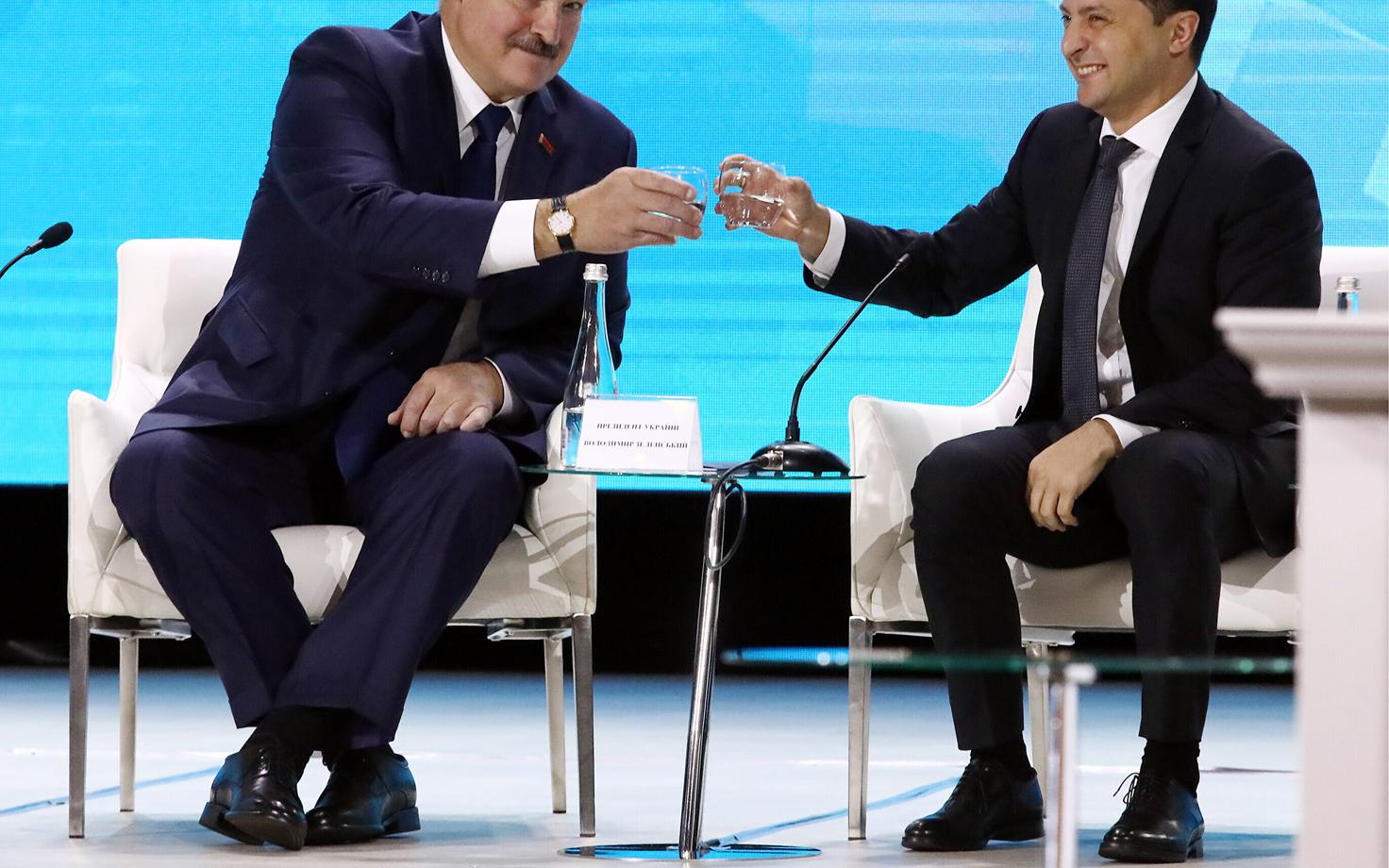 Александр Лукашенко и Владимир Зеленский.