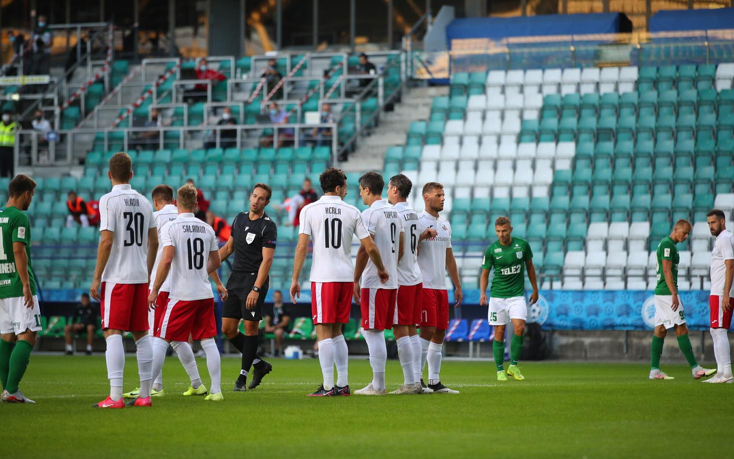 Jalgpalli Meistrite liiga esimese eelringi kohtumine FC Flora - Suduva