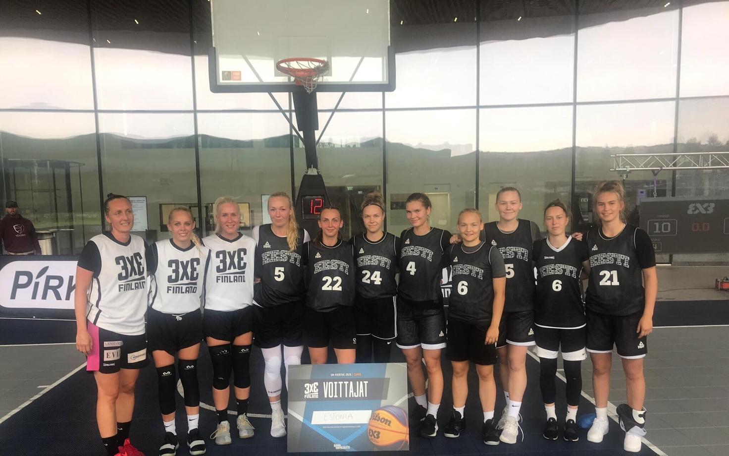 Eesti naiste 3x3 korvpallikoondis ja neidude U-18 korvpallikoondis