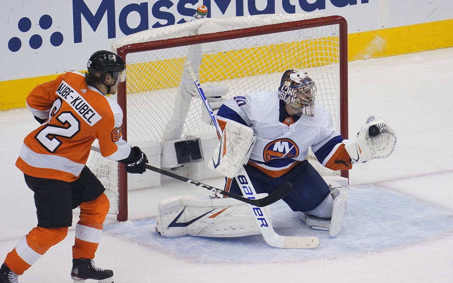 Semjon Varlamov ei lasknud ühelgi parima asetusega Philadelphia Flyersi mängijal skoorida