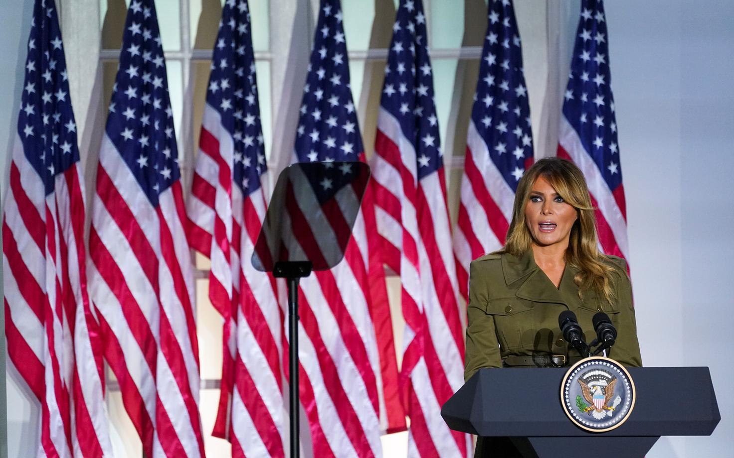 Melania Trump vabariiklaste valimiskongressil.