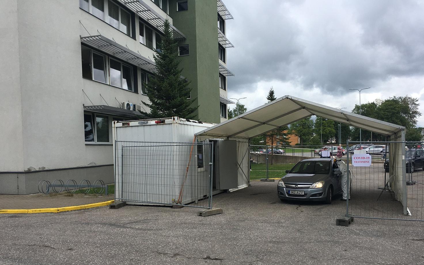 Koroonatelk Kohtla-Järvel.