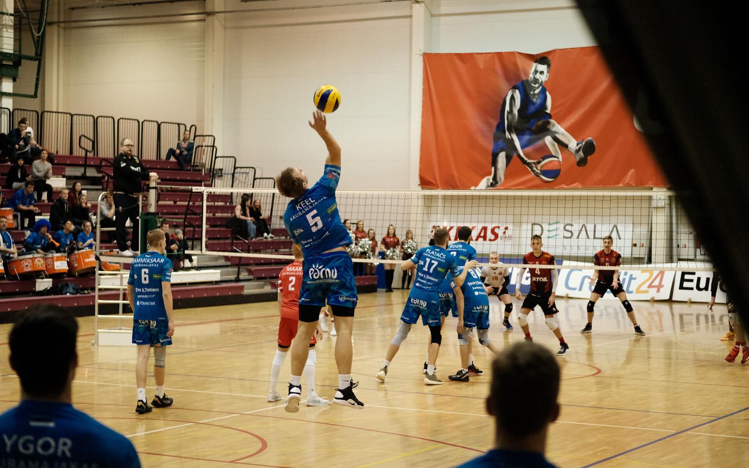 Võrkpalli Balti liiga kohtumine Tallinna Selveri ja Pärnu VK vahel