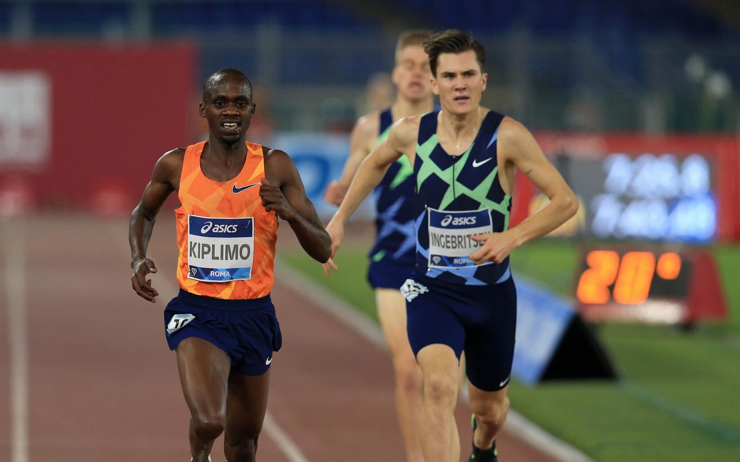 Jacob Kiplimo ja Jakob Ingebrigtsen