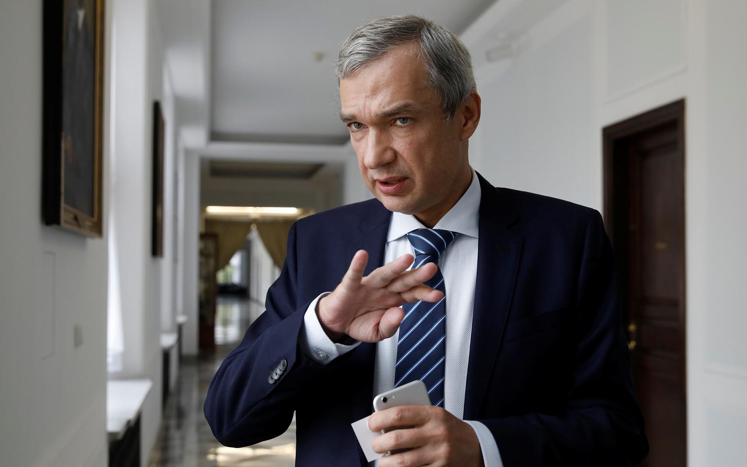 Valgevene opositsiooni üks juhte Pavel Latuško.