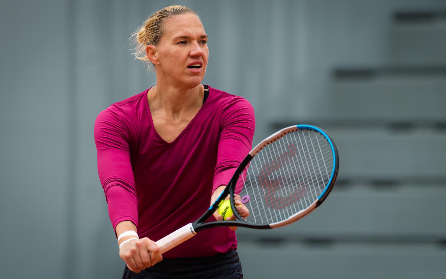 Kaia Kanepi Prantsusmaa lahtistel.