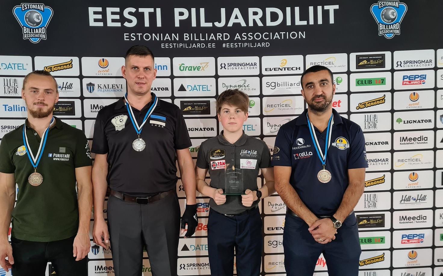 Raimo Teesaar, Rainer Laar, Karl Gnadeberg ja Eltsin Zabitov