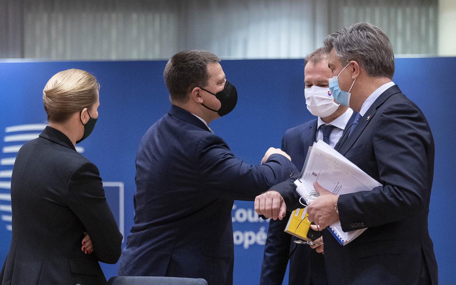 Euroopa Liidu liidrid Ülemkogul.