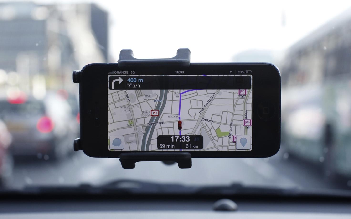 Navigeerimissüsteem Waze.
