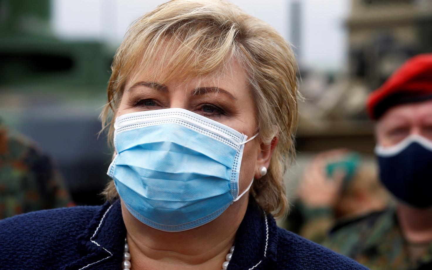 Erna Solberg.