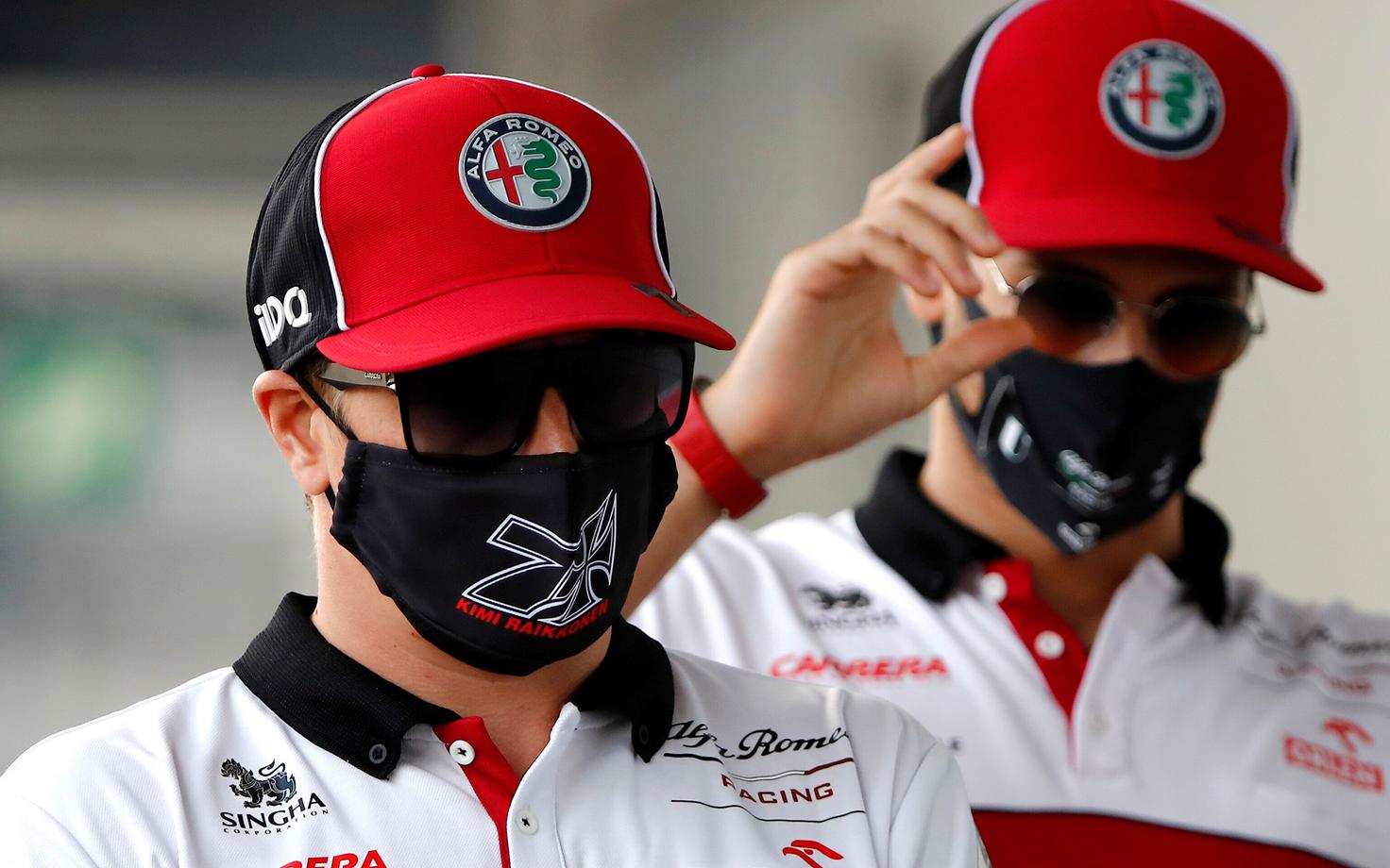 Kimi Räikkönen ja Antonio Giovinazzi