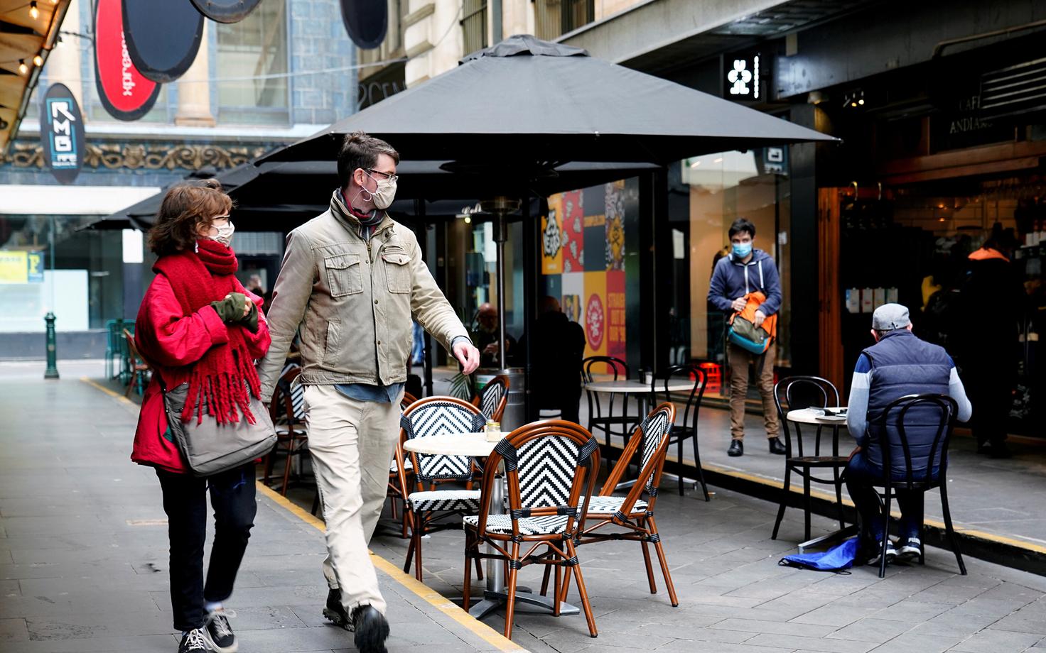Melbourne`is leevendati koroonaviiruse leviku peatamiseks kehtestatud liikumispiiranguid.