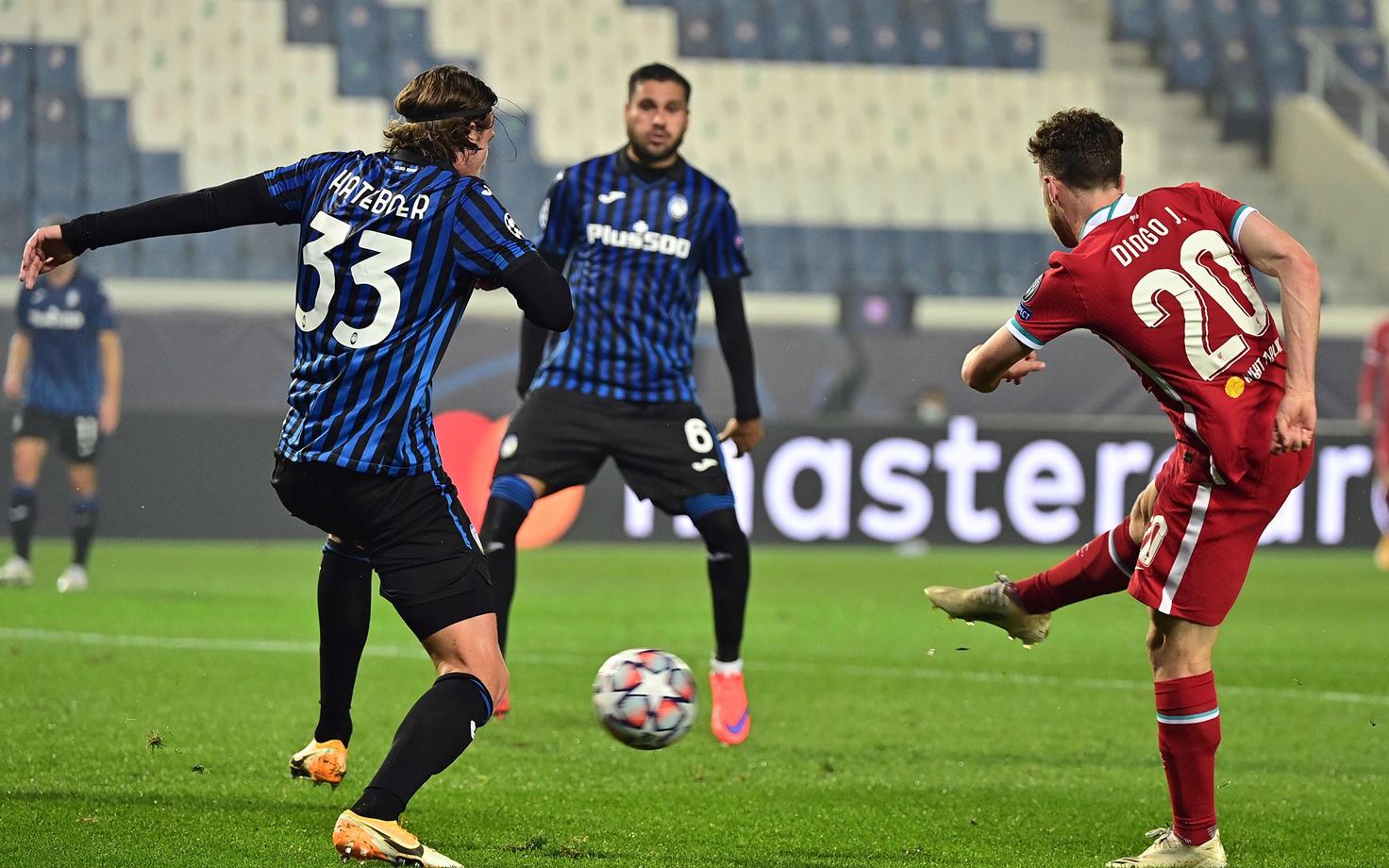 Diogo Jota lõi Atalanta puurilukust mööda kolm väravat