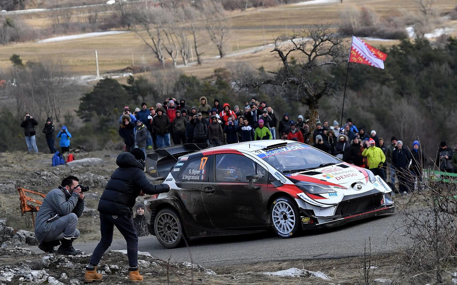 Sebastien Ogier tänavusel Monte Carlo rallil.
