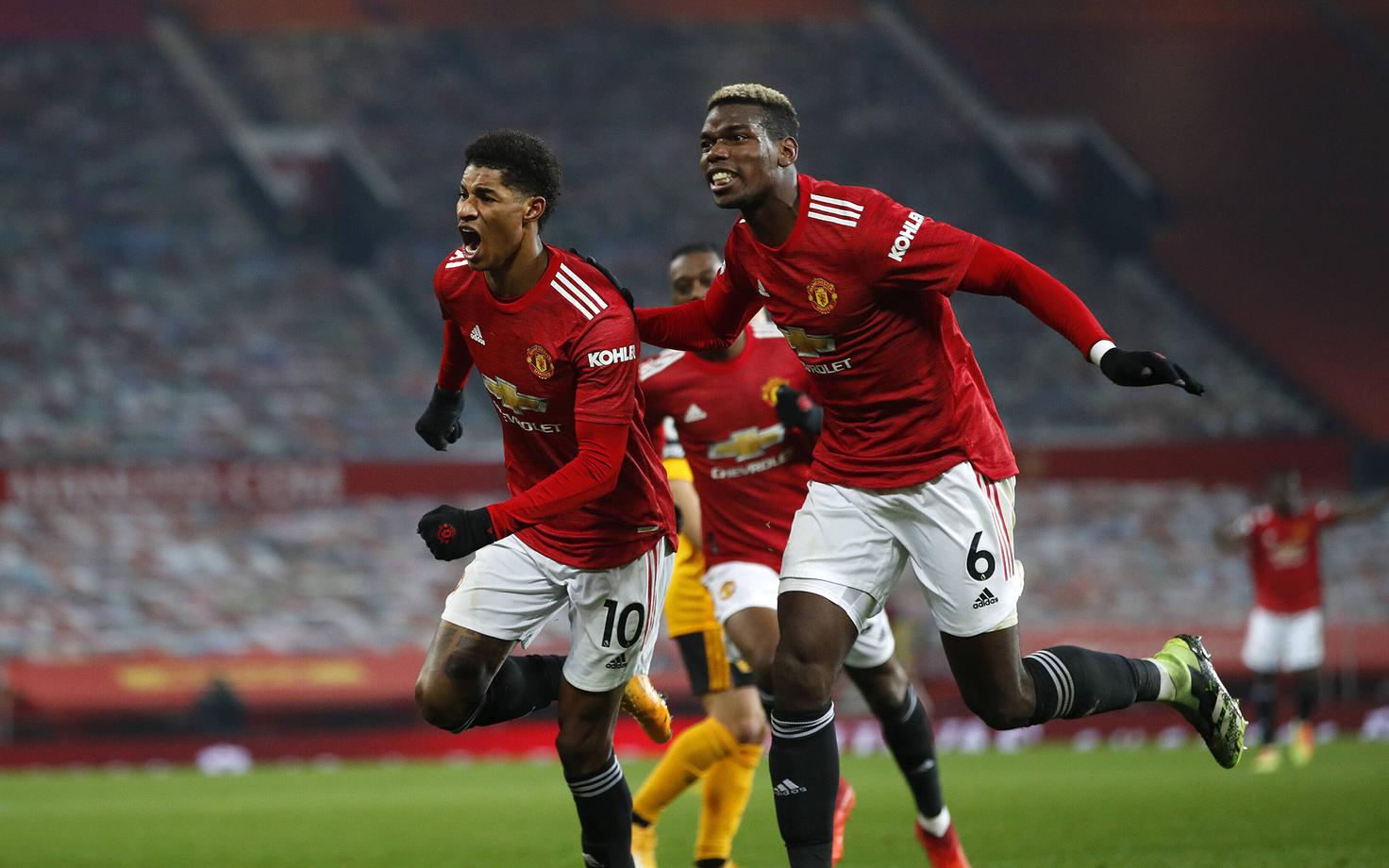 Marcus Rashford ja Paul Pogba