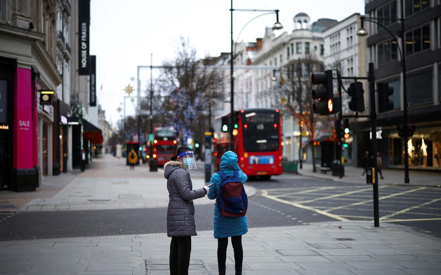 Inimesed Londonis.