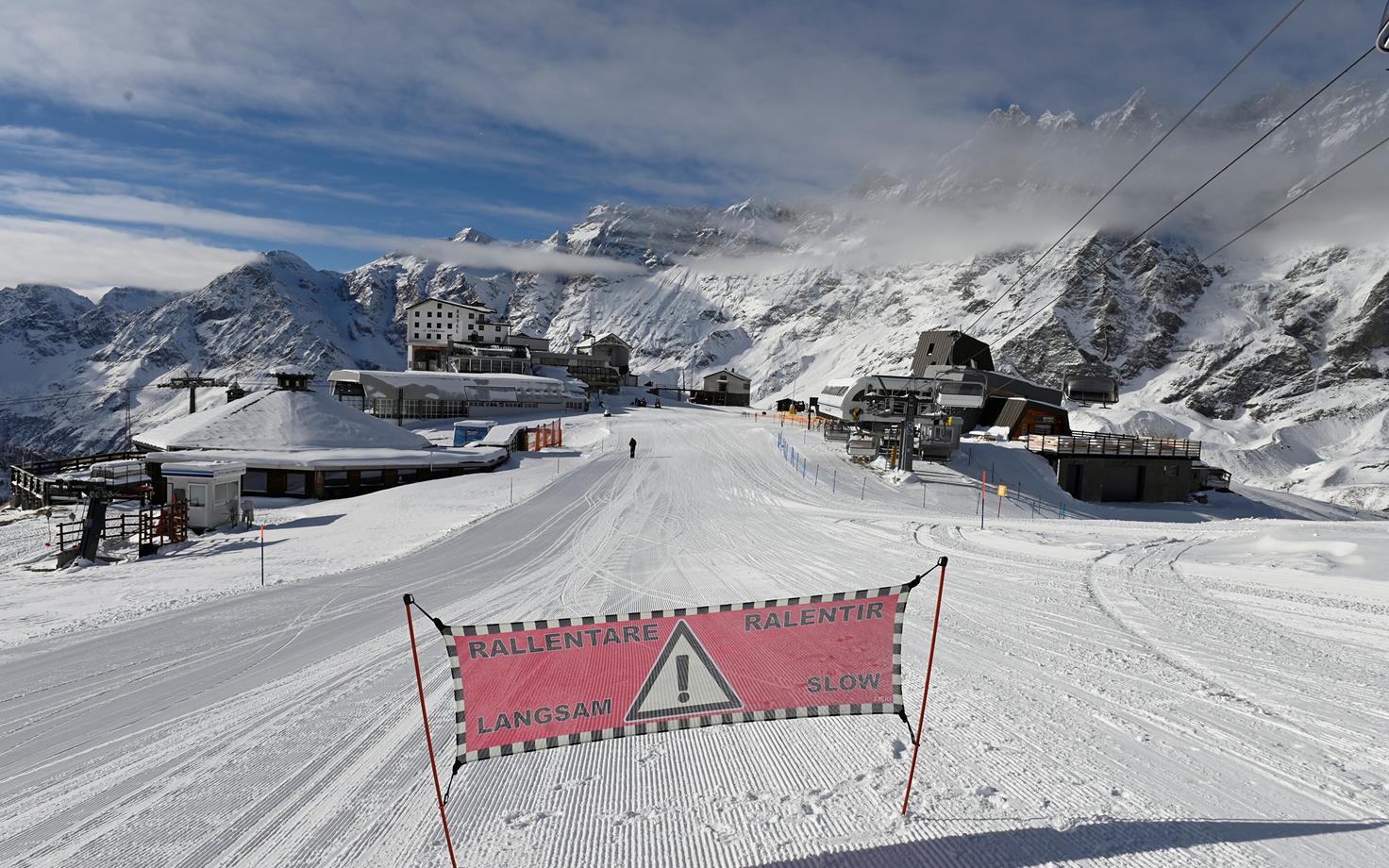 Cervinia Ski Paradise suusakuurort Itaalias.